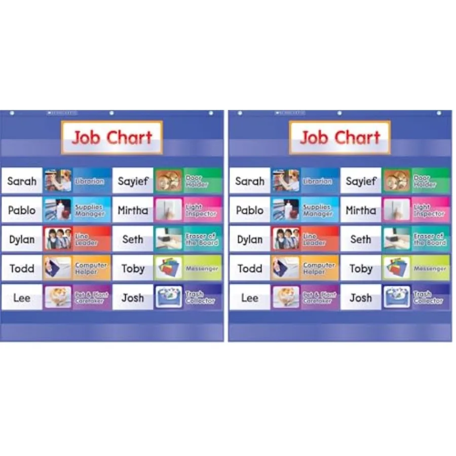 

Class Jobs Pocket Chart Pack of 2