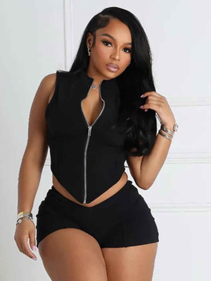 خطوط المرقعة 2 قطعة مجموعة المرأة سستة سترة غير النظامية المحاصيل الأعلى نحيل الخوخ السراويل بسيطة رياضي الشارع الشهير #5