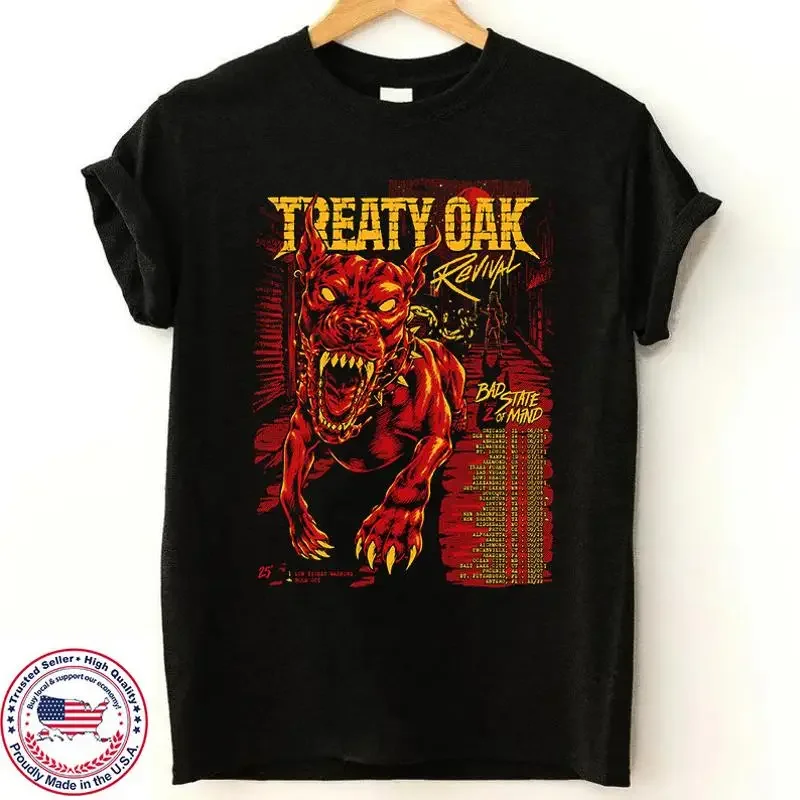 Treaty Oak Revival Band Bad State Of Mind Tour T Shirt Full Size S 5Xl Tt1112