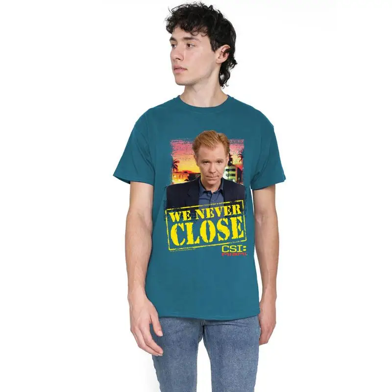 تي شيرت Csi Miami Never Close S 2Xl Slate