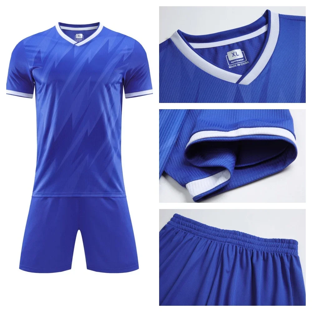 Adult Kids Football Jersey Men Boy Customize Soccer Uniforms Kit Sports Clothes Women Futsal Sportswear Training Tracksuit Child