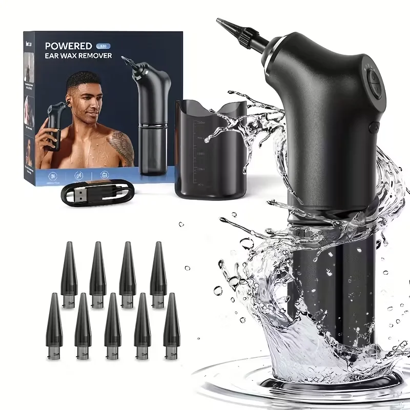 

Water Powered Ear Cleaner Electric Ear Wax Removal Tool 4 Pressure Modes Ear Cleaning Tool for Adults Kids Electric Ear Cleaner