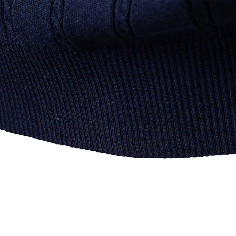 2025 automne hiver taille européenne col enVC hommes d'affaires pull gilet gilet