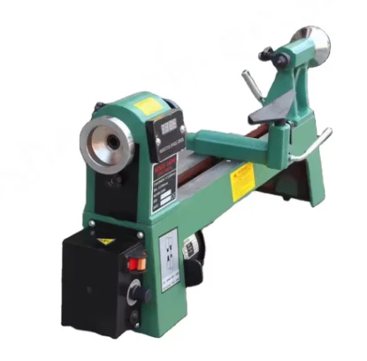 Benchtop Mini Wood Lathe Machine Small Workshop Woodworking Turning Center Portable Wood Carving Equipment