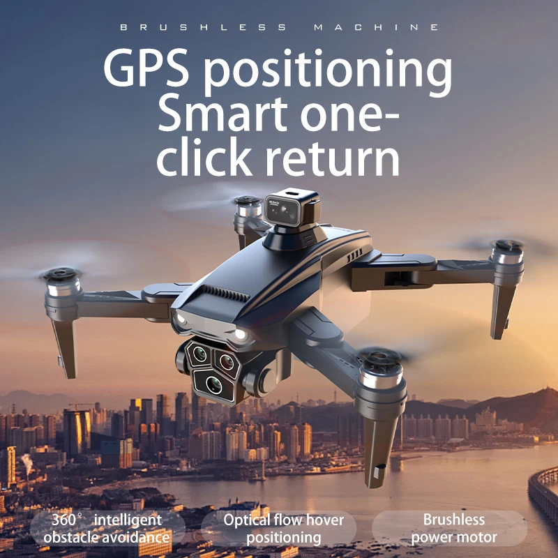 New L103 MAX GPS Drone HD 8K Multi Camera Aerial Shot EIS Smart Anti-Shake Brushless Motor Foldable Wifi FPV RC Quadcopter