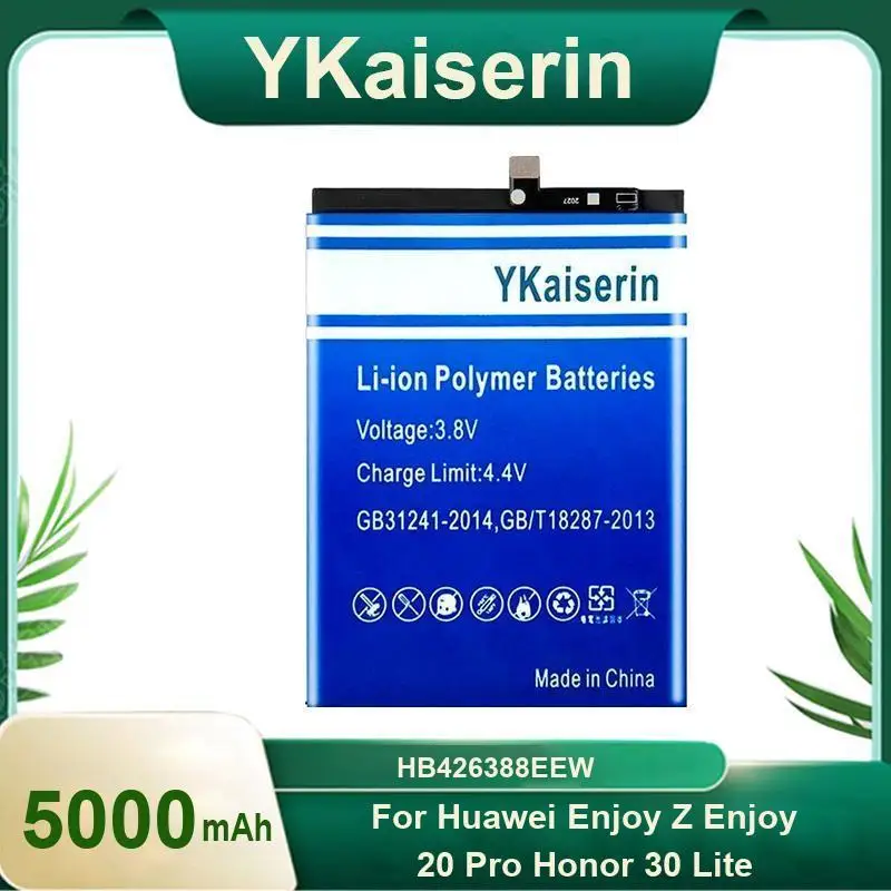 

Аккумулятор мобильного телефона HB426388EEW 5000 мАч для Huawei Enjoy Z 20 Pro Honor 30 Lite