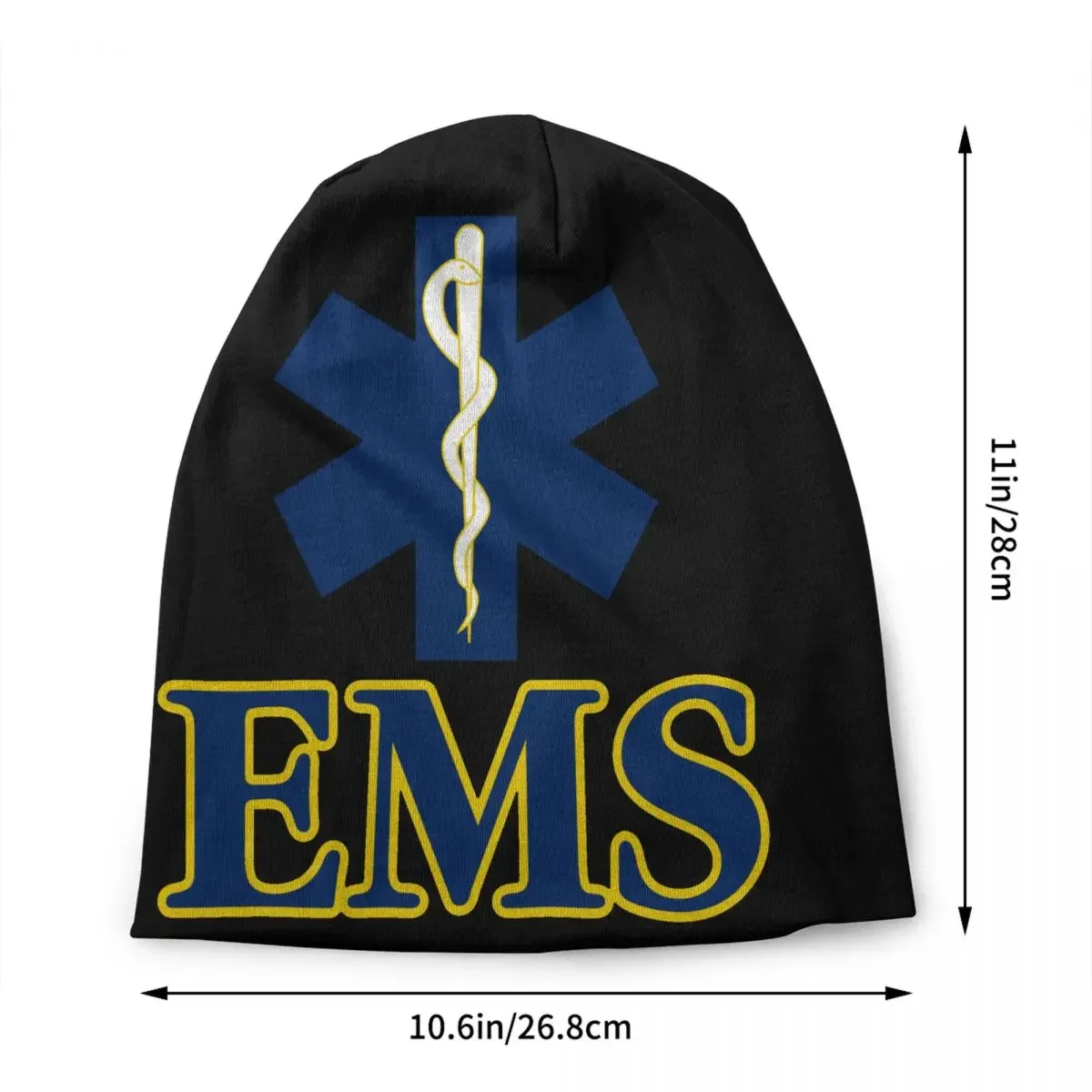 Star Of Life Ambulance Medical EMT Heartbeat Logo Beanie Cap Bonnet Femme Knitted Hats Hip Hop Outdoor Skullies Beanies Caps