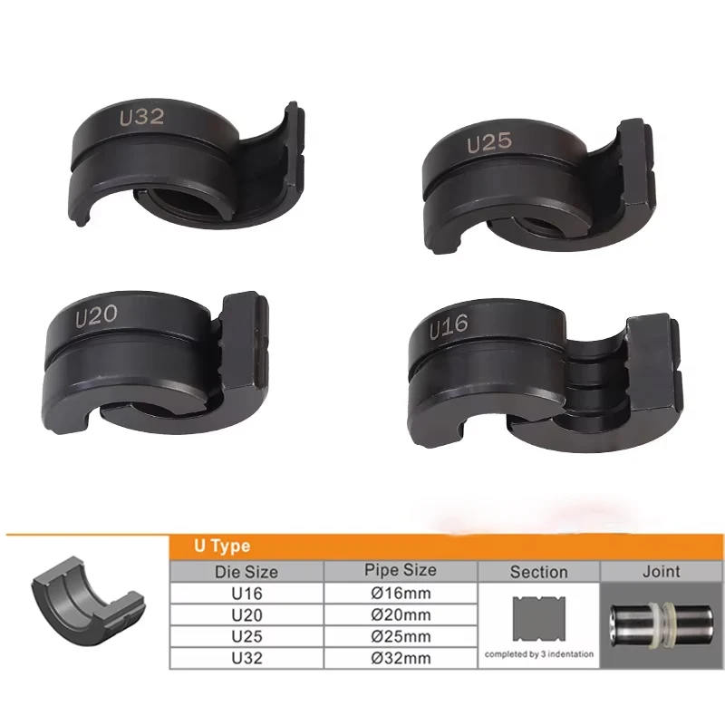 스테인리스 스틸 파이프 크림핑 공구용 U타입 다이 GC-1632 / CW-1632, U16,U20,U25,U32