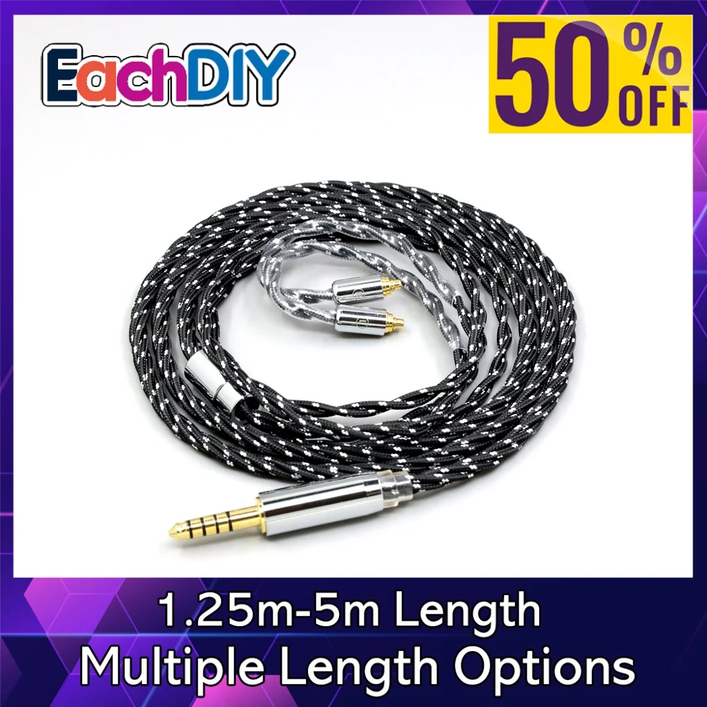 

Twisting Nylon OCC Mixed OFC Earphone Cable for AKG N40 N5005 N30 Special MMCX LN008742