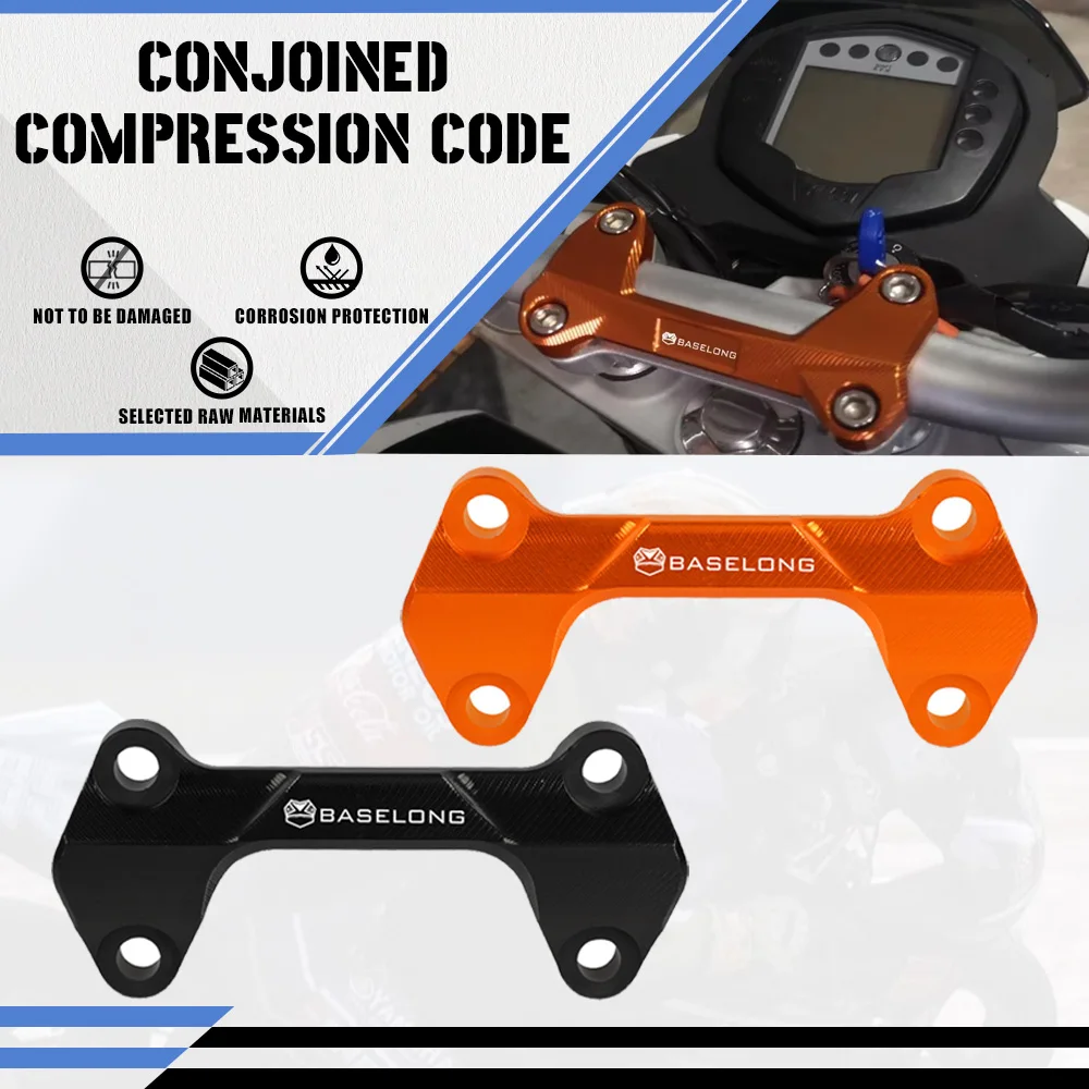 2026 2025 Motorcycle Aluminum Handlebar Risers Top Cover Clamp For KTM 790 ADVENTURE S/R 2018-2024 890 Adventure / R 2020-2024