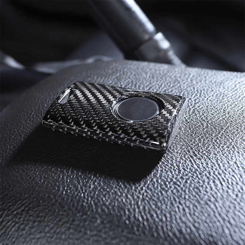 Real Carbon Fiber Remote Key Fob Case Cover For Chevrolet Corvette C7 2014- 2019 For Chevrolet Corvette C6 2005-2013 Accessories