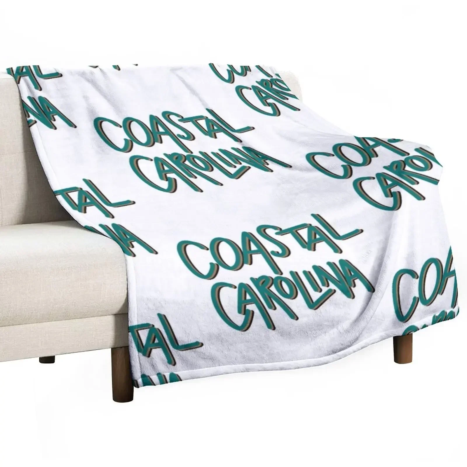 

coastal carolina Throw Blanket Sofa Quilt christmas gifts Blankets