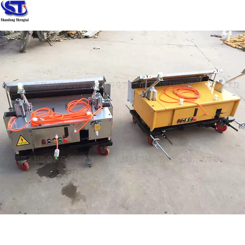 Indoor and outdoor wall painting machine Wall new technology automatic putty cement wall painting machine