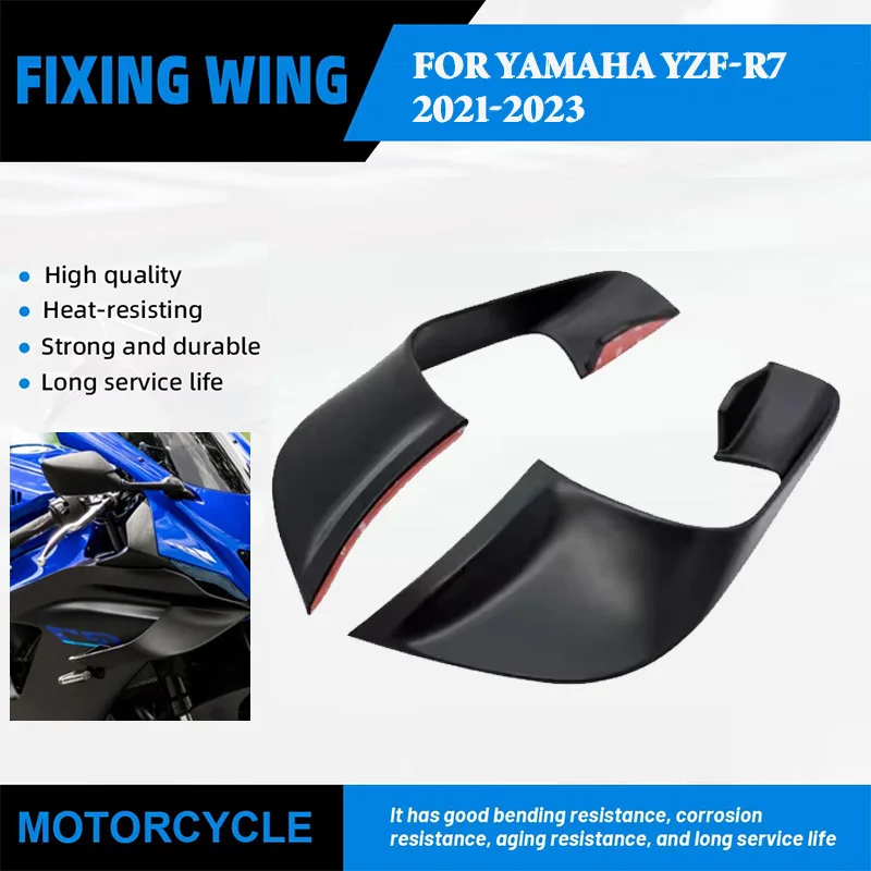 

For Yamaha YZF-R7 2021-2023 motorcycle front aerodynamic wings fixed wings side wing spoilers side cover windshield wing