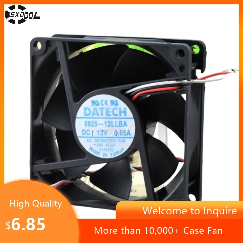

80mm 8025 8cm Case Fan for Datech 0825-12llba 12v 0.05a 8025 Silent Quiet Axial