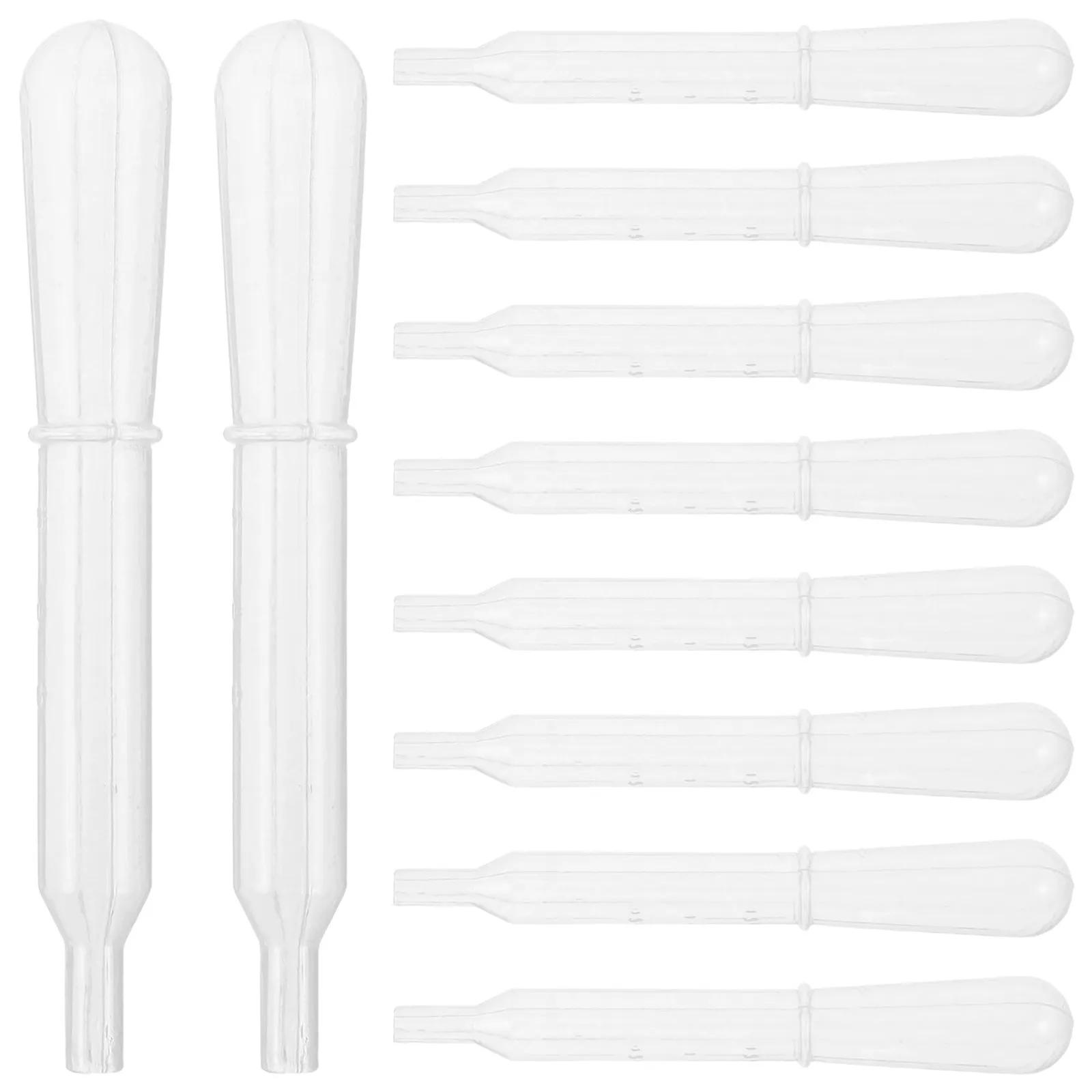 30Pcs Tattoo Ink Caps Dropper Plastic Pipette Transfer Pipette Precision Ink Extraction Small Graduated Dropper for Airbrush