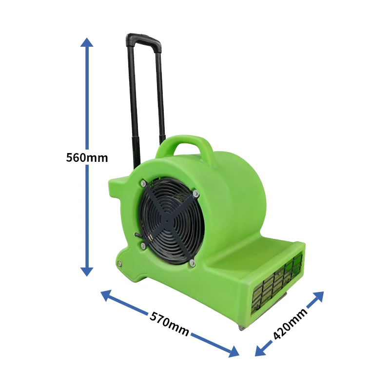 2025 Ventilatore elettrico commerciale per asciugatrice da pavimento con ventilatore a getto d'aria piccolo 900W