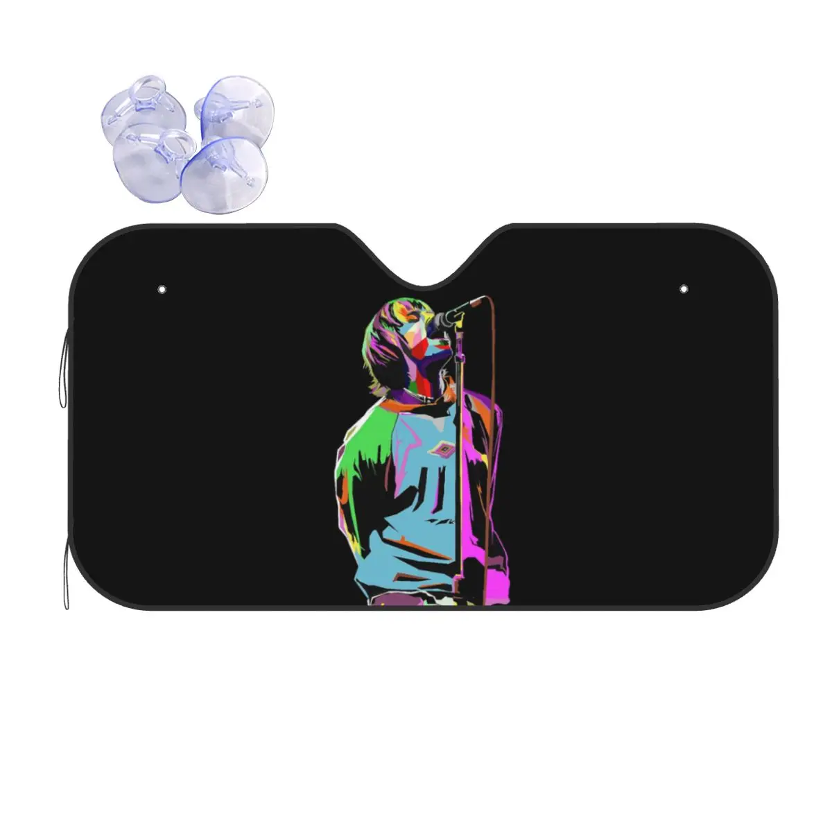 

Liam Gallagher Art Sunshade Windscreen Car Front Windshield Window Sun Visor Accessories Covers