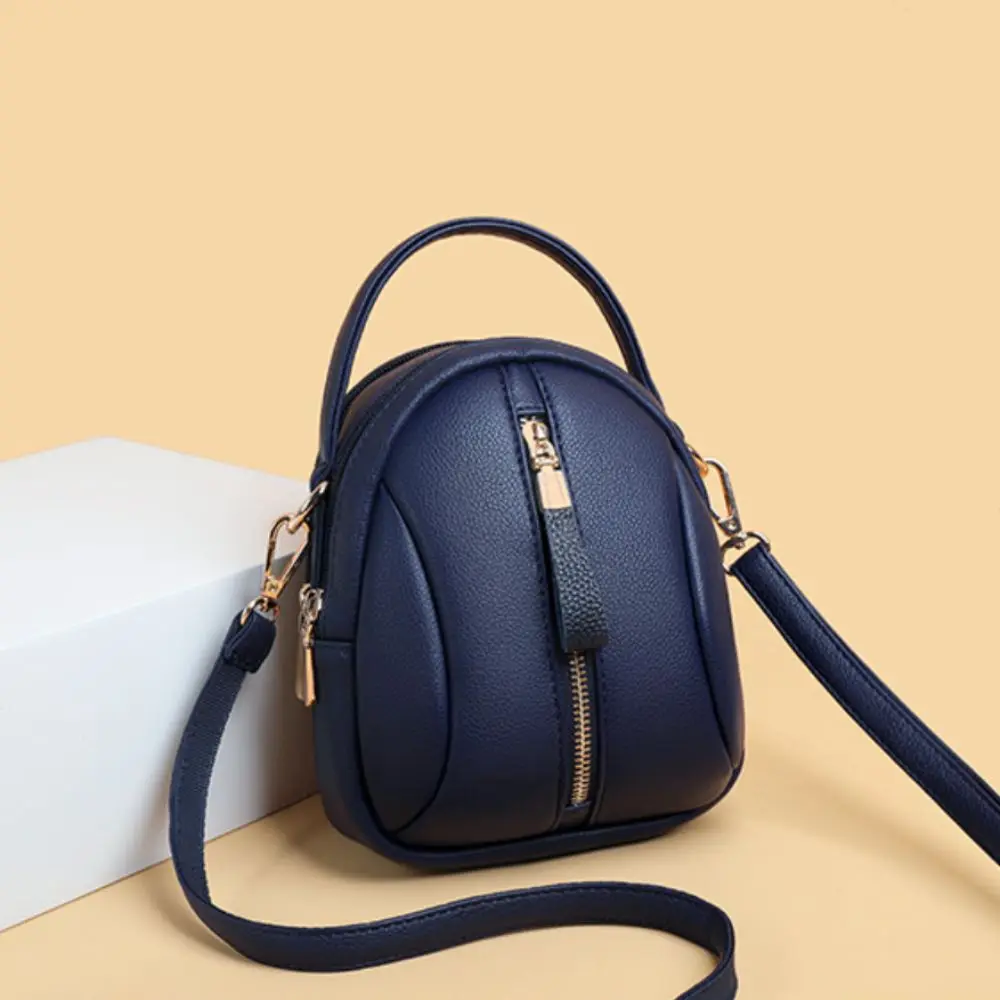

Large Capacity Lady Crossbody Phone Bag PU Leather Vertical Women Shoulder Phone Bag INS Multi-layer Cell Phone Purse