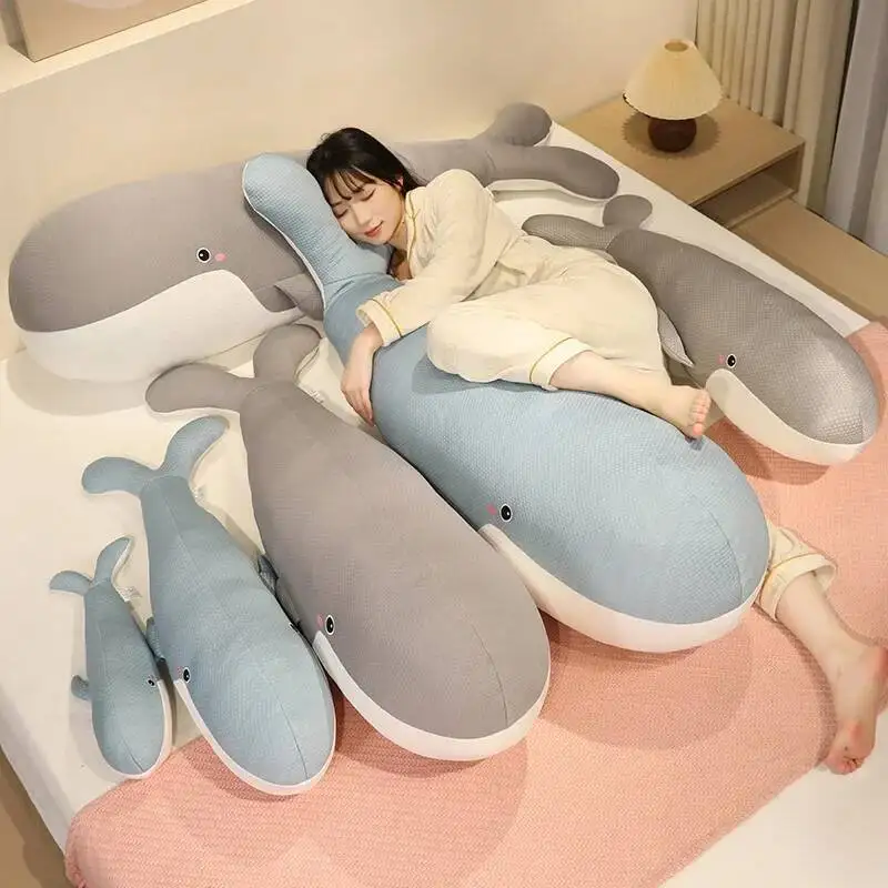 

Lifelike Shark Whale Doll Children Plush Toy 50~120CM Kawaii Christmas Gift Sea Animal Fish Pillow Kids Stuffed Toys Room Decor