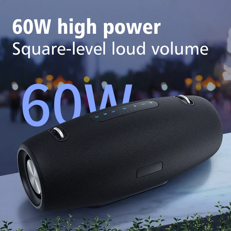 Portable Speakers Loud with Bass Up Technology IPX6 Waterproof Outdoor Speaker with 14400MAh Power Bank EQ Stereo