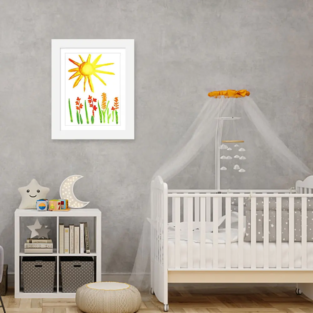 Artwork Picture Frame Front Opening Artwork Display Storage Frames 5.9x4.3 Inner Frame for Kids Drawings Artworks Art Projects