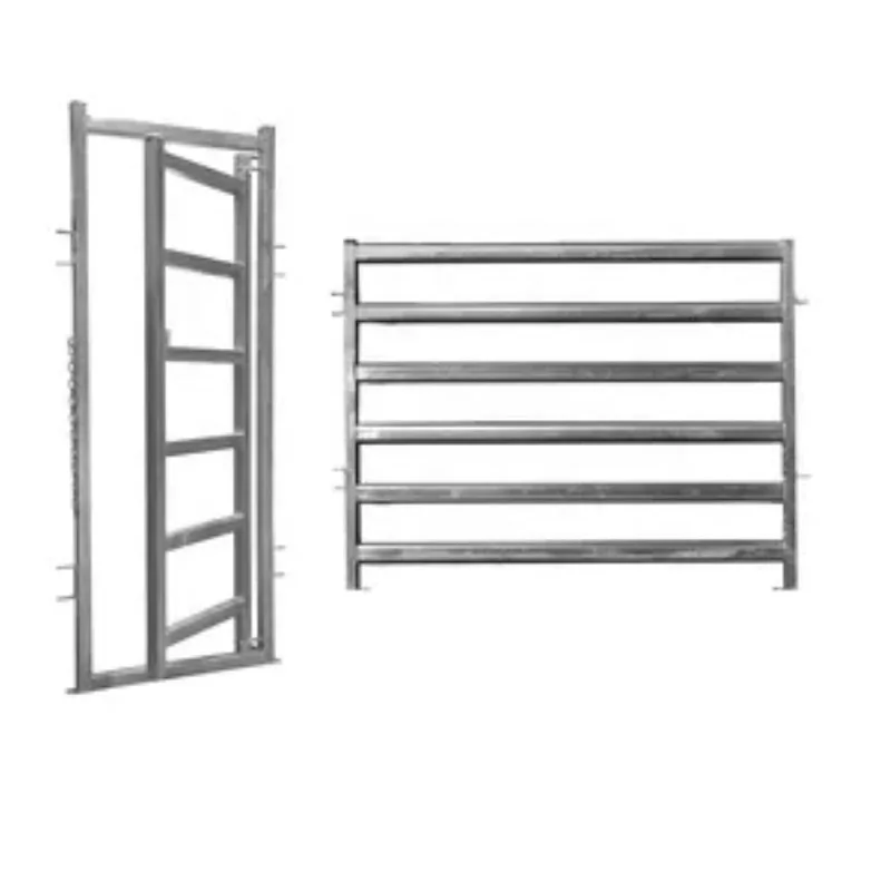 Customization Metal Livestock Farm Fence Panel Horse Gate Panels Galvanized Portable Cattle Fence