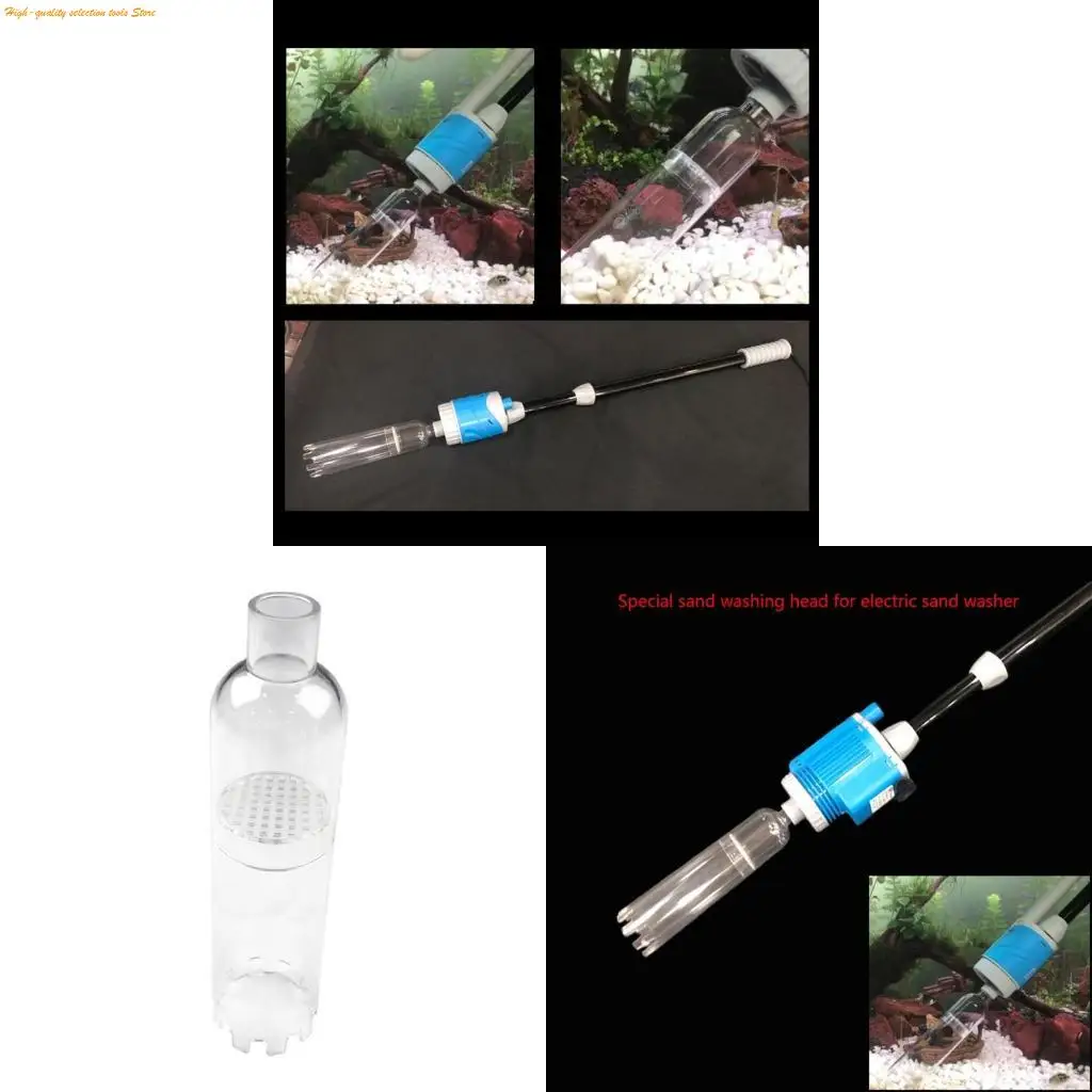 203F Aquarium Gravels Cleaner Accessories Fish for Tank Electric Gravels Vacuum Cleaner Replacement Tube Plastic 18mm O.D