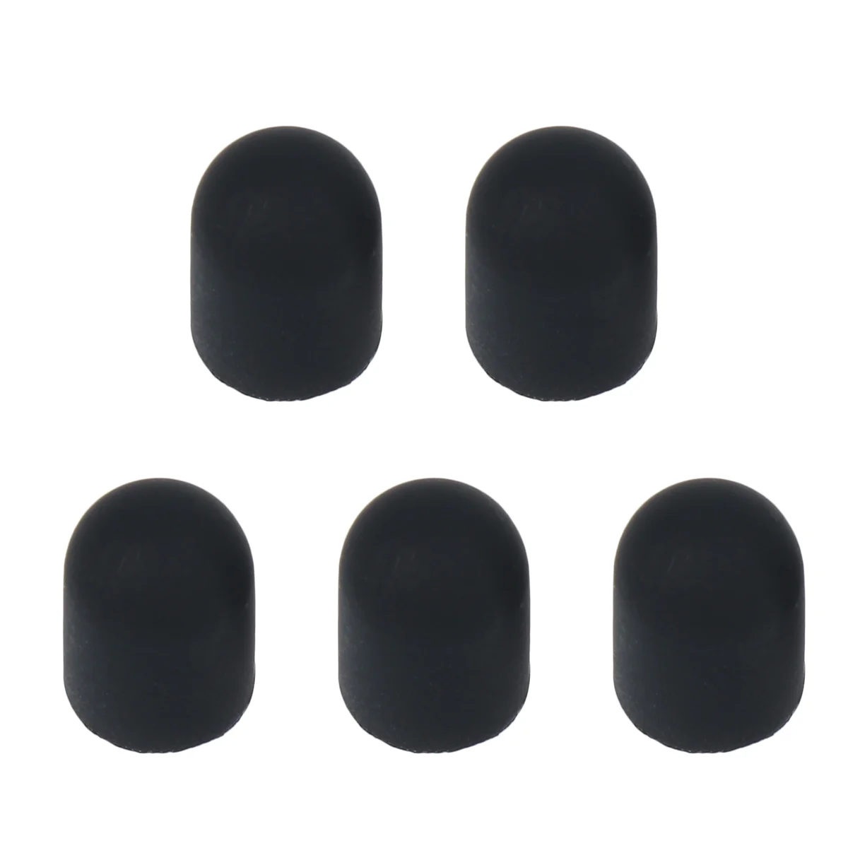 30 Pcs Silicone Tip Case Touch Screen Pen Cover Child Finger Sleeve Soft Mute Writing Conductive Coating