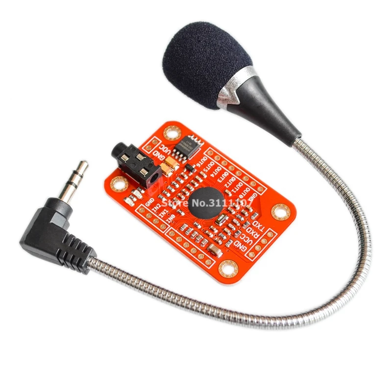 

Speed Recognition Voice Recognition V3 Module Compatible Board for Arduino Support 80 Kinds of Voice High Accuracy Microphone