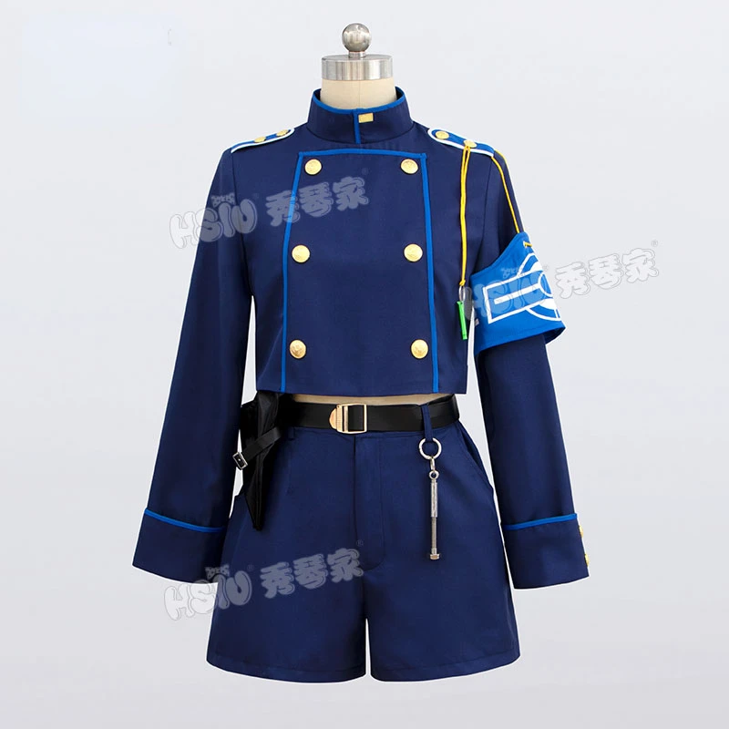 Anime Blue Archive The Animation Cosplay RuRuRumia Women Girl Top Skirt Shorts Cuffband Hat Earrings Full Suit Carnival Costume