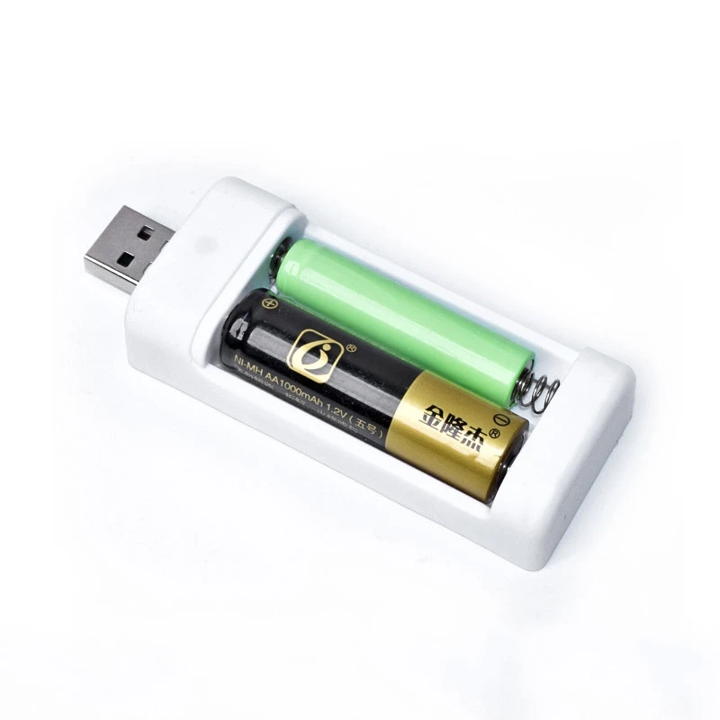 2 Solts Battery Charger Adapter USB Plug Battery Charger For Universal AA/AAA Rechargeable Batteries Power Accessories