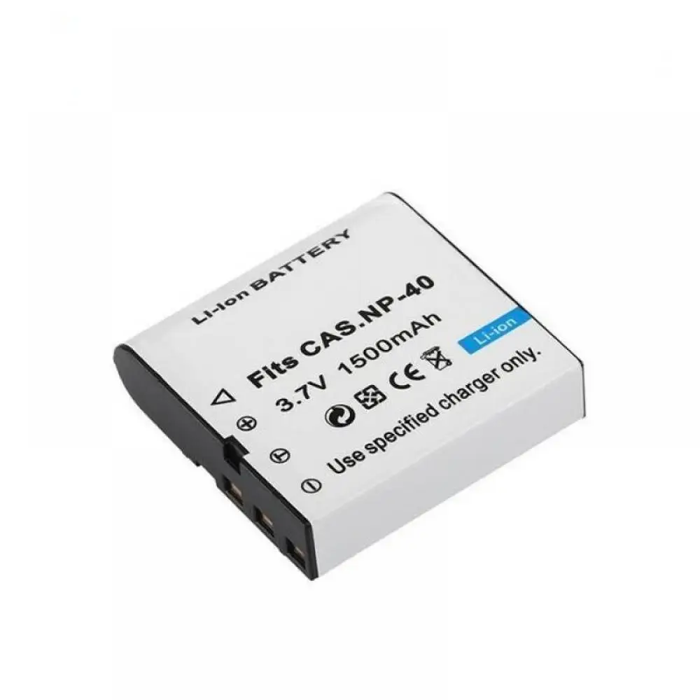 3.7 V 1500Mah NP-40 Batterij Oplaadbare Li-Ion Standaard Batterij Video Camera Batterij Voor Casio EX-Z40 Z55 Z57 Fc100
