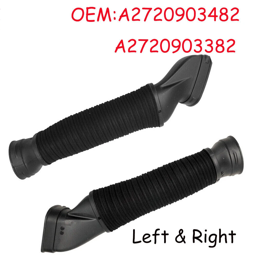 

2PCS Left & Right side Air Intake Duct Hose 2720903482 2720903382 for Mercedes W221 S280/300/350/400