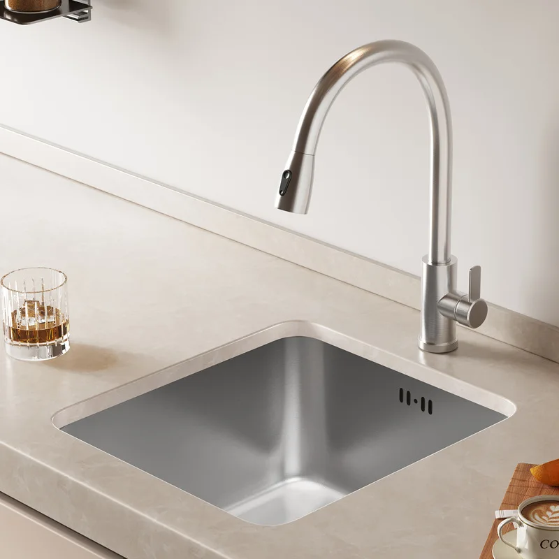 

304 stainless steel sink kitchen wash basin under counter basin household
