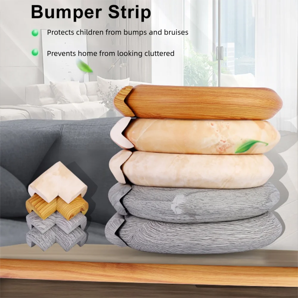

Kids 2m Desk Edge Guard Strip Soft Self Adhesive Wall Corner Protector NBR Thickend Anti Collision Cushion Bedside