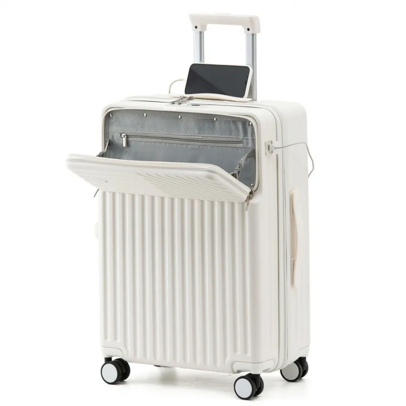 Luggage New Rechargeable Multi-functional Cabin Suitcase Spinner Trolley Suitcase Lockbox Mainland China