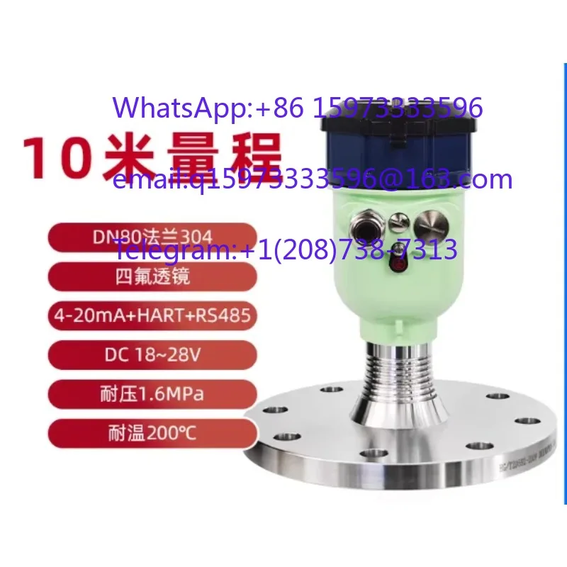 DN80 Flange Installation and 0-10 Meter Measurement for Industrial Piping and Flow Control System Connection