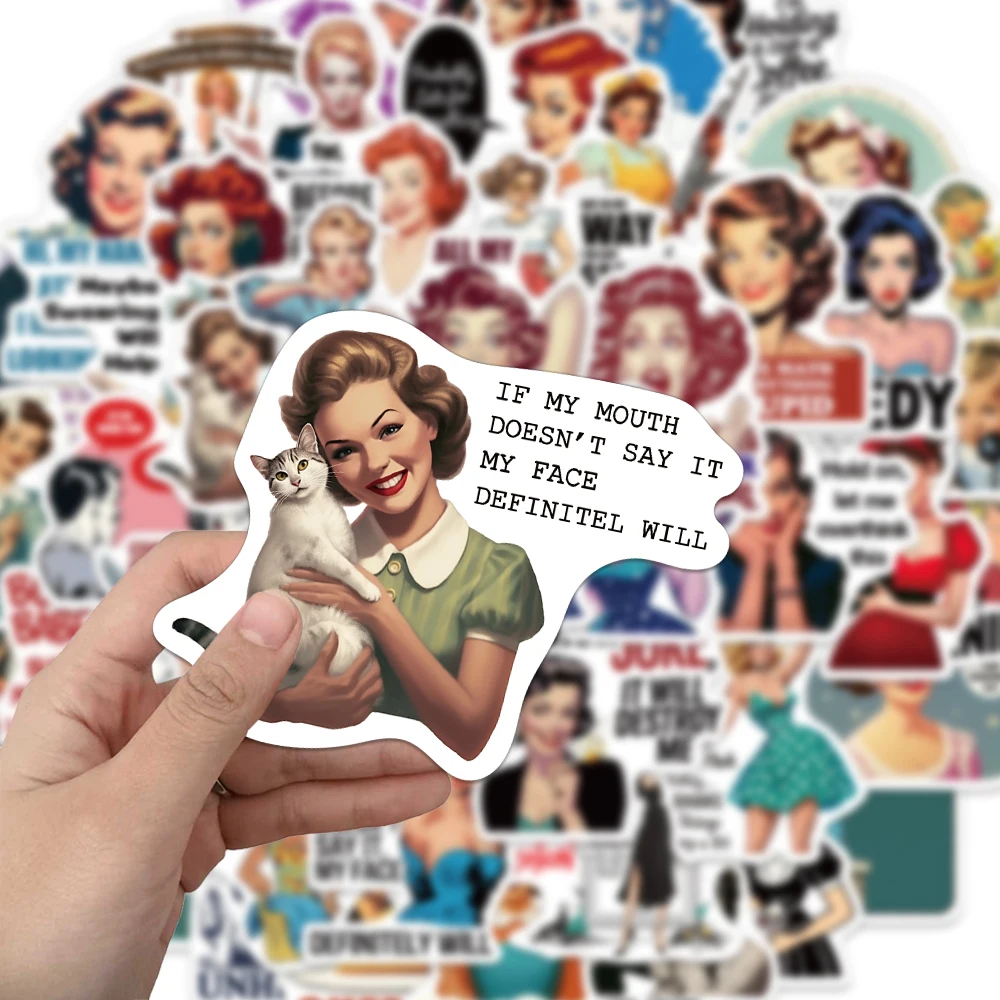 50PCS Creative Inspirational Stickers DIY Phone Cases, Water Cups, Personalized Handbooks, Decorative Materials Stickers
