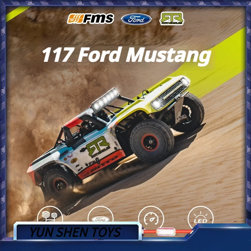 

Fms 1/7 Ford Wrangler U4, имитация дистанционного управления, электрический полноприводный гоночный короткий грузовик, внедорожник 10702, игрушка в подарок