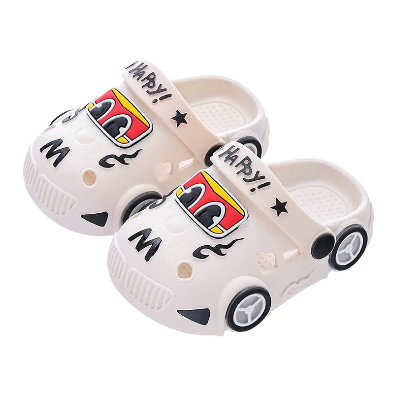 2026 Summer  Fashion Versatile Light Up Girl Shoes Cute Car Anti Slip Kid Slippers Classic Light Boy Shoe Casual Home Sandal image 5