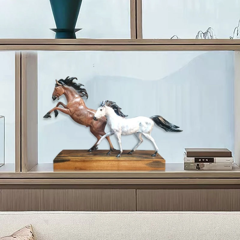 European ornaments, home accessories, housewarming, opening gifts, new jewelry, cast copper steed