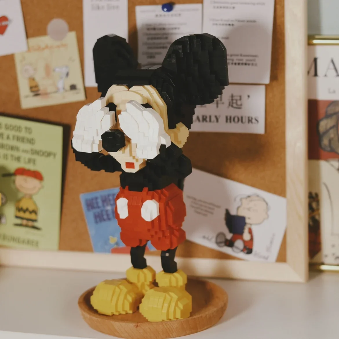 New Disney Mickey Minnie Daisy Donald Duck Building Blocks ประกอบ Micro-particle ของเล่นเพื่อการศึกษาเครื่องประดับของขวัญ