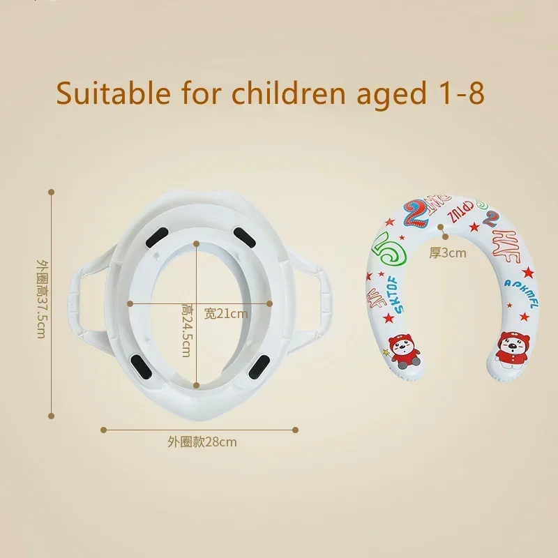 Baby Soft Toilet Training Padded Kids Baby Toilet Safety Seats  with Handles Children Urinal Cushion Children Pot Chair Mat