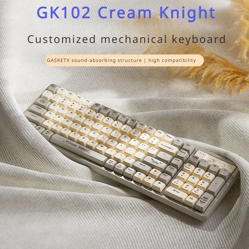 

Langtu Gk102 Mechanical Keyboard Hot Plug Wired Three Mode E-sports Game RGB Backlight Theme Series Keypad For PC Laptop Office