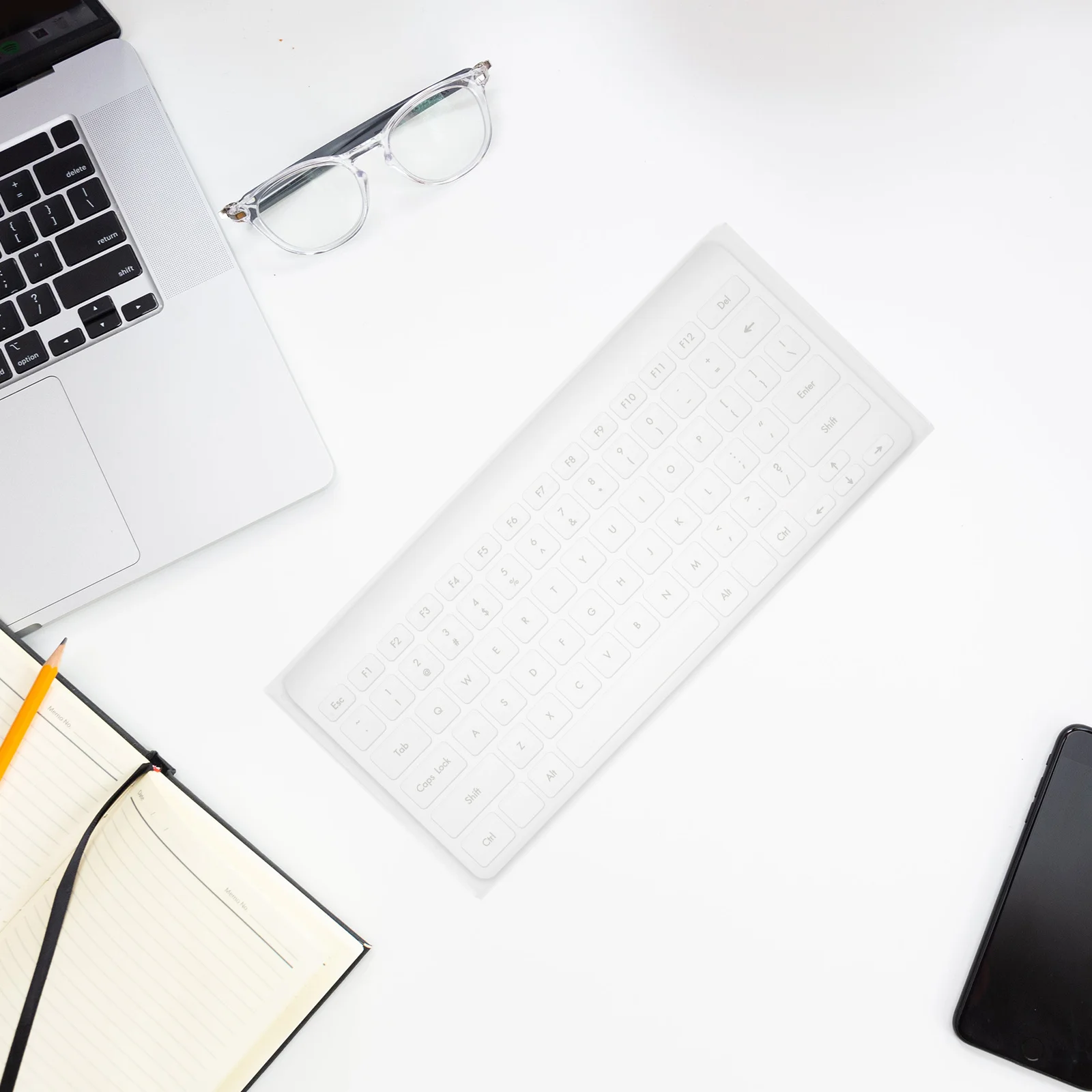 

Clear Keyboard Cover Protective Acrylic Case for All Mechanical Keyboards Dirt Repellent Removable Transparent Accessory