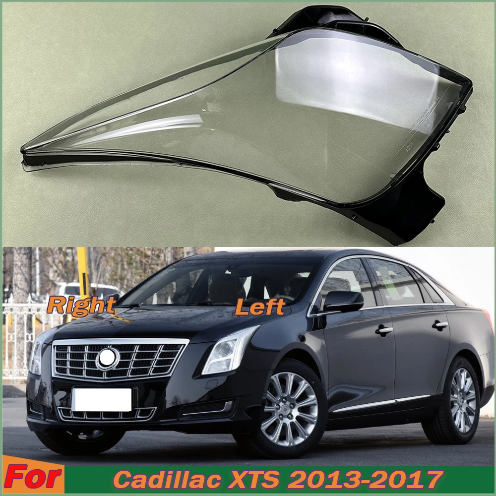 For Cadillac XTS 2013-2017 Car Front Headlight Cover Headlamp Lampshade Lampcover Head Lamp light Covers glass Lens Shell Caps