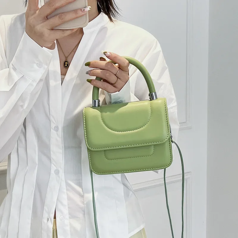 Green Shoulder Crossbody Bags for Women 2024 Simple and High-quality Textured 4 Colors Handbag Luxury Handbags Hand Bag