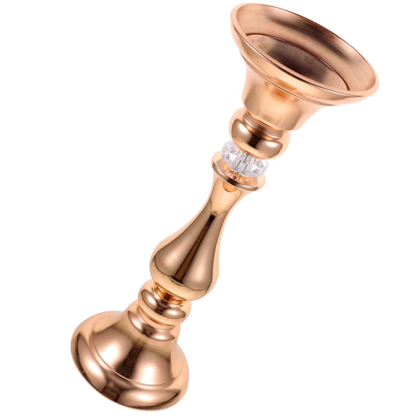 

Golden Flower Vase Decorative Home Style Iron Vase for Flower Arrangement Suitable Home Office Shop Wedding Layout
