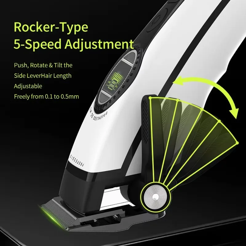 Kemei Clippers Professional Hair Clippers External Rotor Brushless
